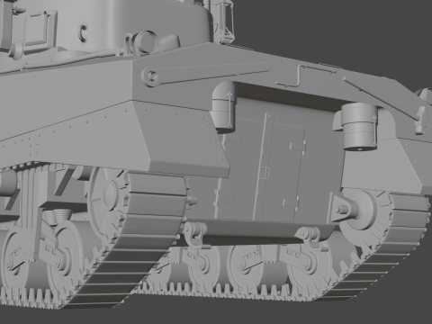 M4 Sherman Calliope 3D 모델