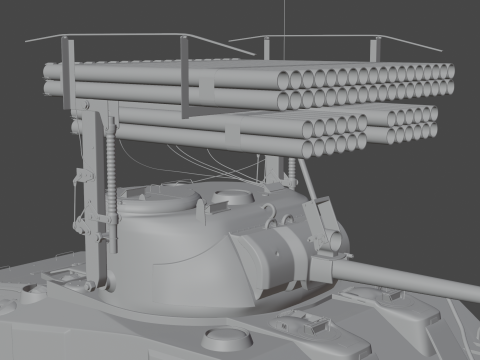 M4 Sherman Calliope 3D 모델