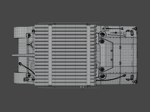 M4 Sherman Calliope 3D 모델