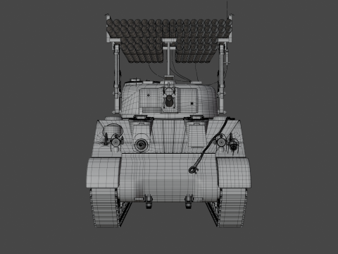 M4 Sherman Calliope 3D 모델