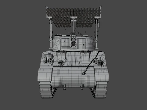 M4 Sherman Calliope 3D Model
