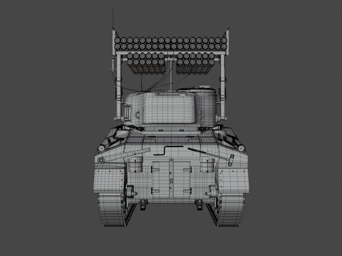 M4 Sherman Calliope 3D 모델