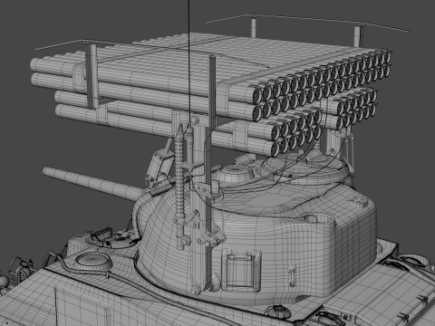 M4 Sherman Calliope 3D 모델
