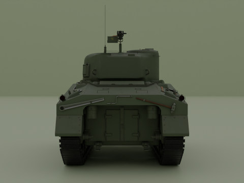 M4 Sherman 3D Модель
