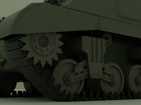 M4 Sherman 3D Модель