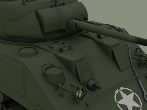 M4 Sherman 3D Модель