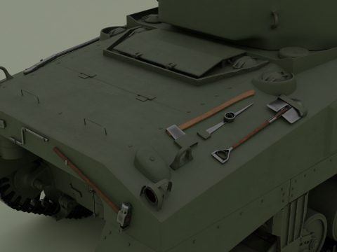 M4 Sherman 3D Модель