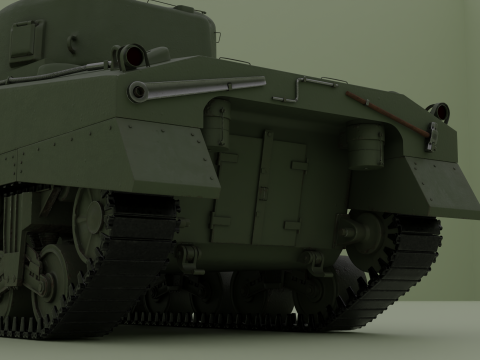 M4 Sherman 3D Модель