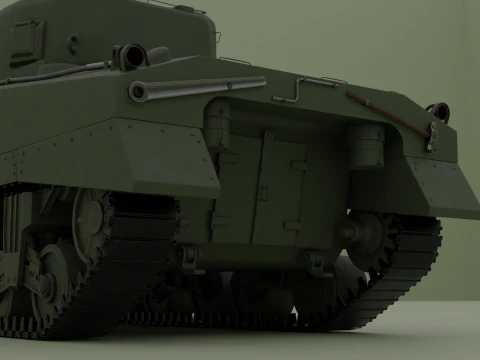 M4 Sherman 3D Model