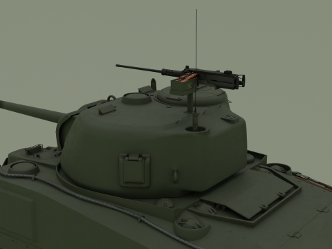 M4 Sherman 3D Модель