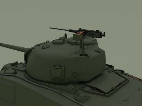 M4 Sherman 3D Model