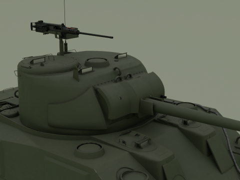 M4 Sherman 3D Модель
