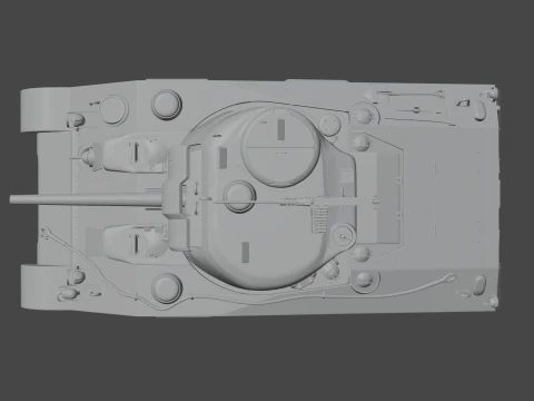 M4 Sherman 3D Model