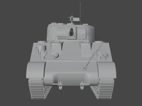 M4 Sherman 3D Model