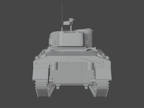 M4 Sherman 3D Model