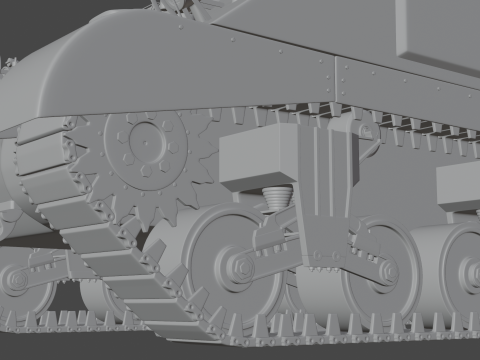 M4 Sherman 3D Модель