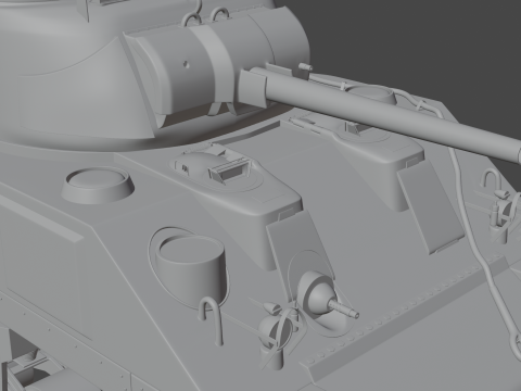 M4 Sherman 3D Модель