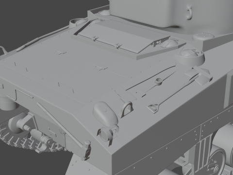 M4 Sherman 3D Модель