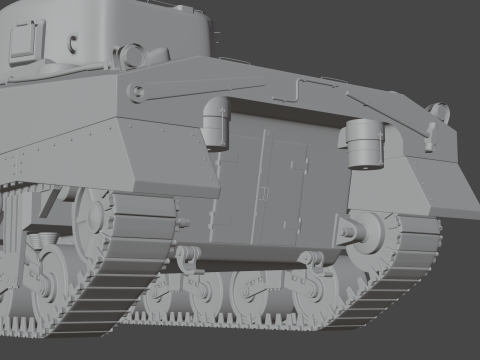 M4 Sherman 3D Модель