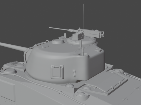 M4 Sherman 3D Модель