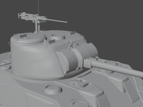 M4 Sherman 3D Модель