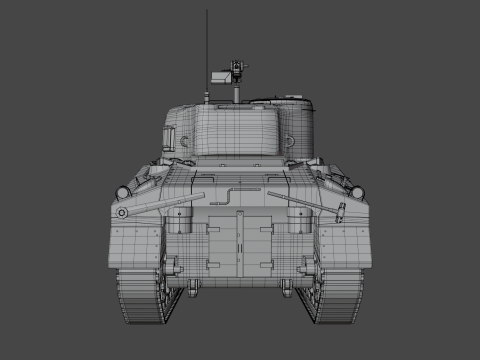 M4 Sherman 3D Модель