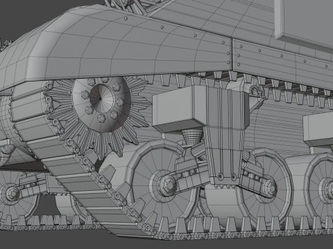 M4 Sherman 3D Model