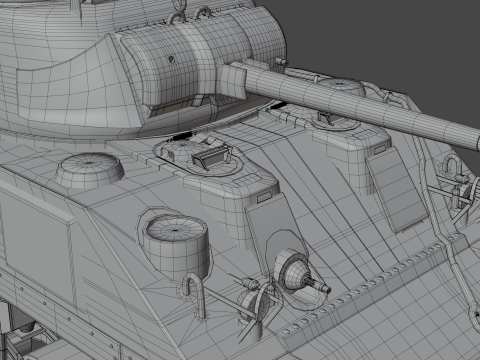 M4 Sherman 3D Модель