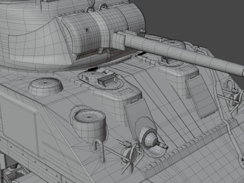 M4 Sherman 3D Model