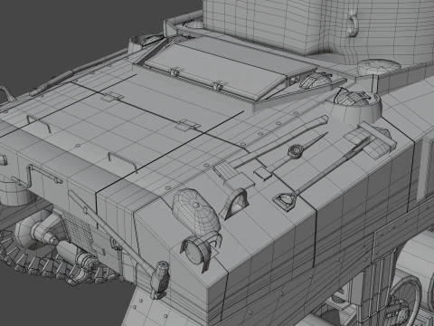 M4 Sherman 3D Model