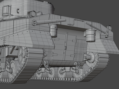 M4 Sherman 3D Модель