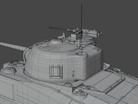 M4 Sherman 3D Model