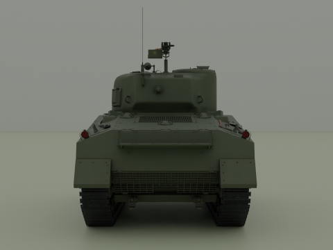 M4A2 셔먼 3D 모델