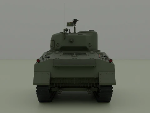 M4A2 Sherman 3D Model