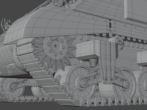 M4A2 셔먼 3D 모델