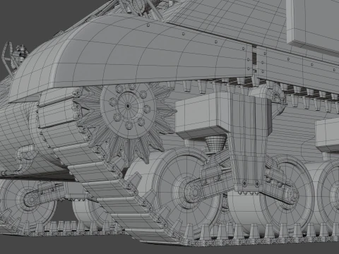 M4A2 Sherman 3D Model