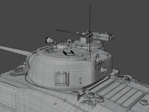 M4A2 Sherman 3D Model