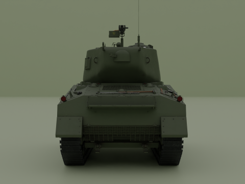 M4A2 Sherman 76w Modèle 3D