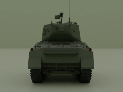 M4A2 Sherman 76w 3D Model
