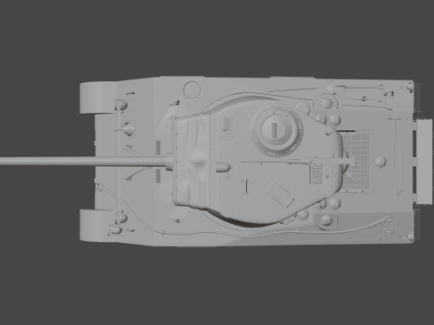 M4A2 Sherman 76w Modèle 3D
