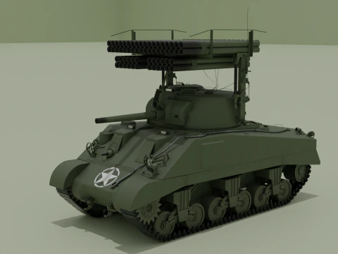 M4 Sherman tank - Collection 3D Model