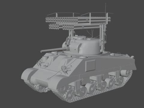 M4 Sherman tank - Collection Modelo 3D