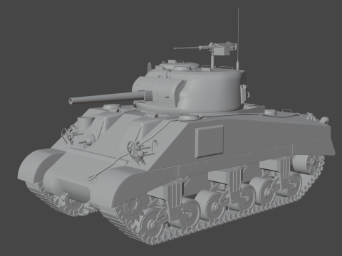 M4 Sherman tank - Collection Modelo 3D