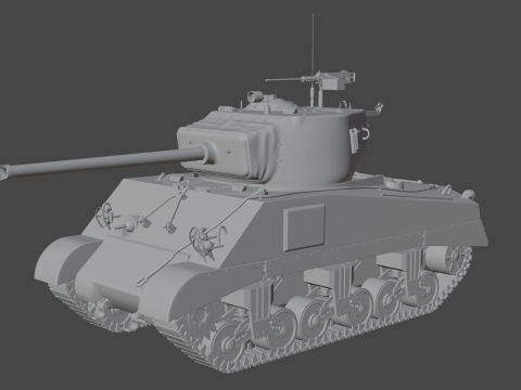 M4 Sherman tank - Collection Modelo 3D