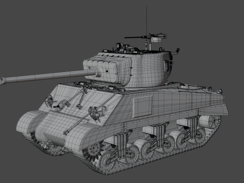 M4 Sherman tank - Collection Modelo 3D