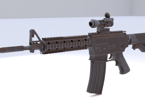 Colt M4 3D Model