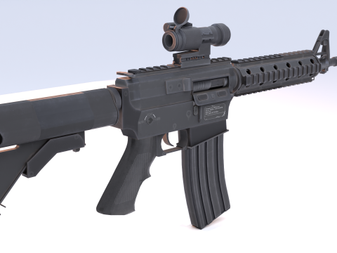 Colt M4 3D Model