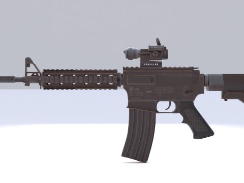Colt M4 3D Model