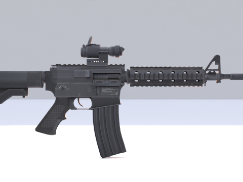 Colt M4 3D Model
