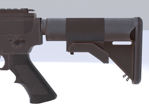 Colt M4 3D Model
